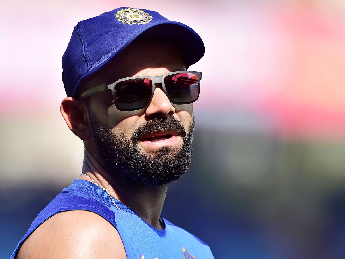 Virat kohli  at a practice session resources1